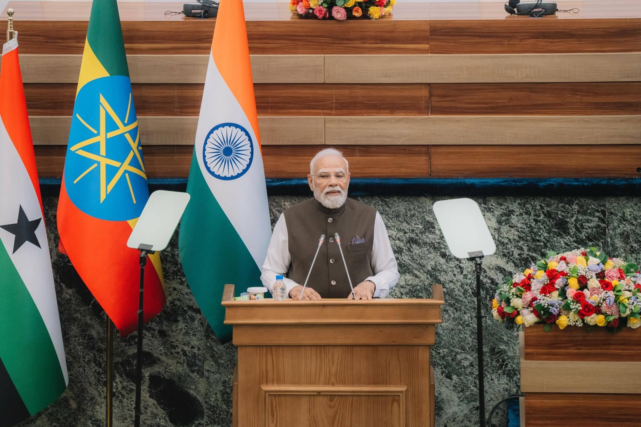 Read more about the article Ethiopia, Source of the Blue Nile, Gives Life to Millions:Narendra Modi