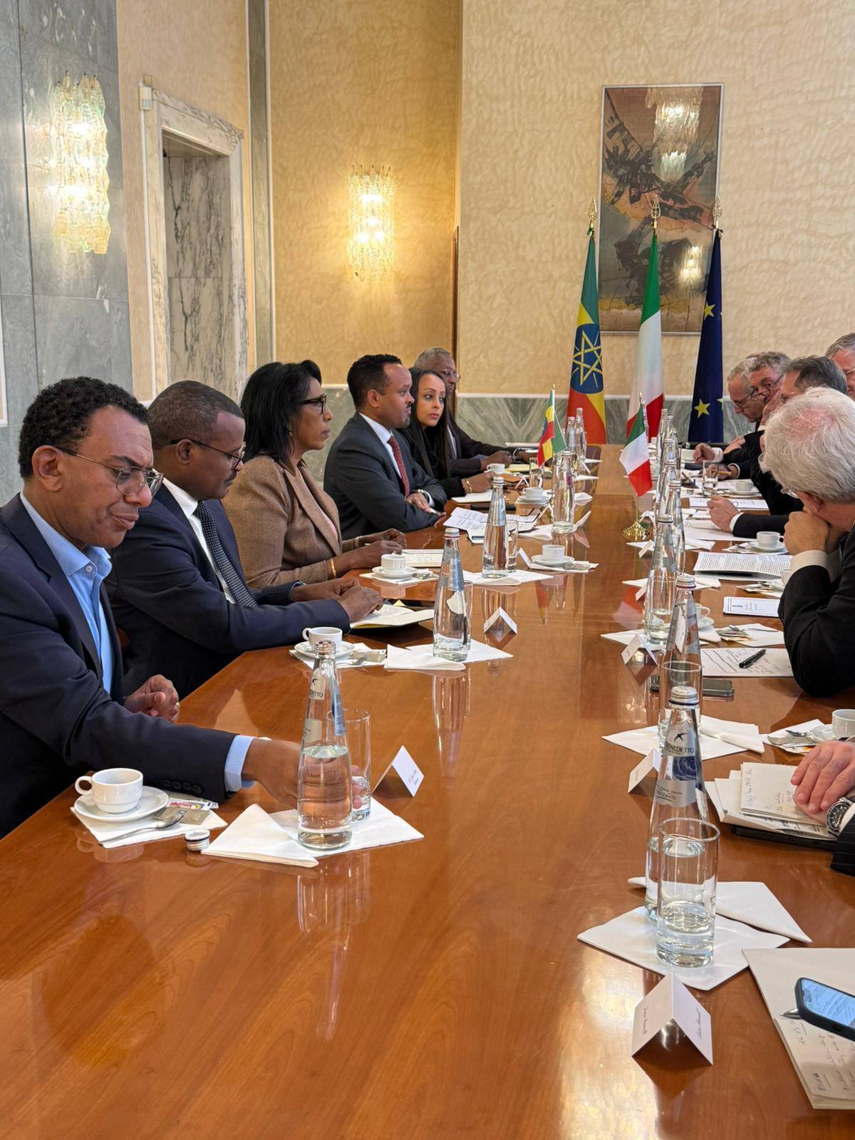 You are currently viewing Ethiopian Delegation Holds High-Level Talks to Deepen Ethio-Italy Cooperation