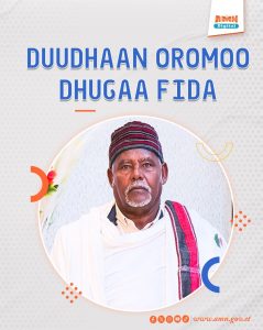 Read more about the article Duudhaan Oromoo dhugaa fida, dhugaan nagaa fida- Abbaa Gadaa Finfinnee Sabbooqaa Lataa