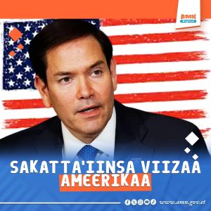 Read more about the article Ameerikaan viizaa Miiliyoona 55 sakatta’uufi