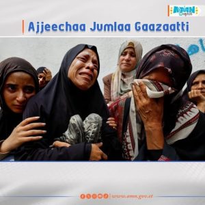 Read more about the article Israa’el Gaazaatti ajjeechaa jumlaatiin duguuggaa sanyii raawwachaa jirti jechuun UN himate