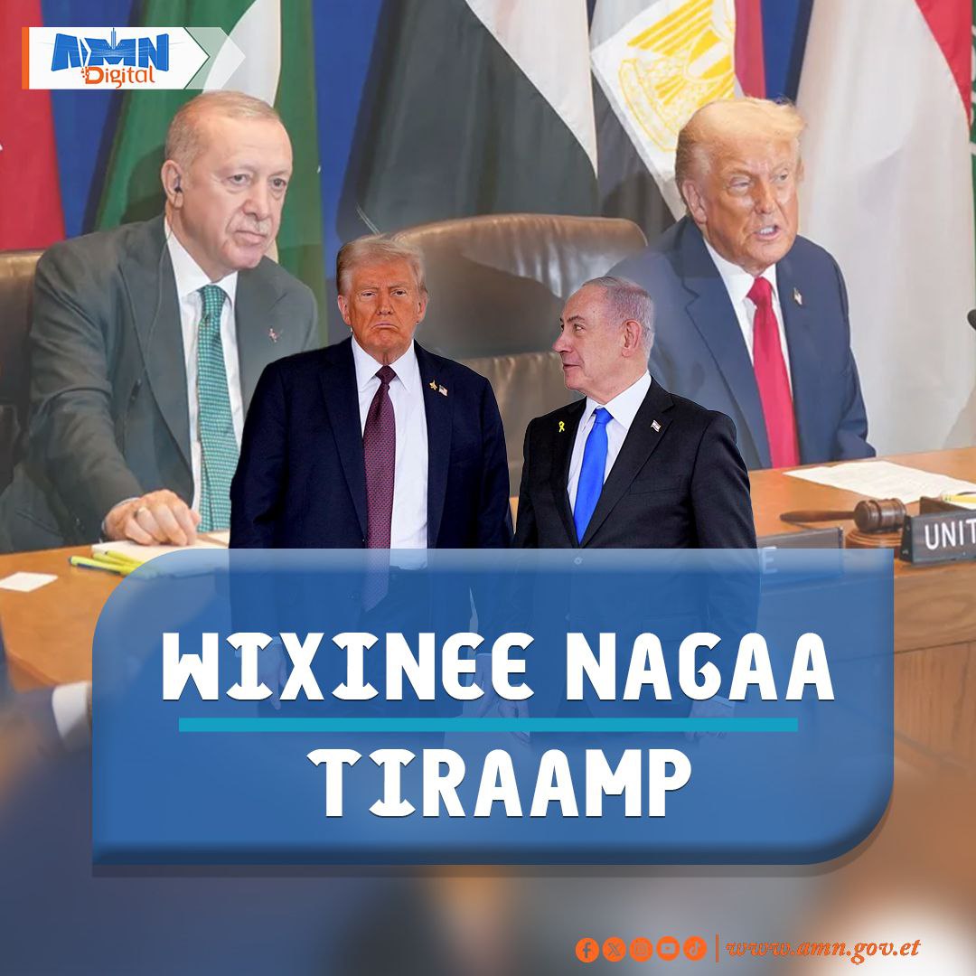 You are currently viewing Israa’eliifi ‎Paalastaayin wixinee dhukaasa dhaabuu Tiraampiin dhiyaate simatan