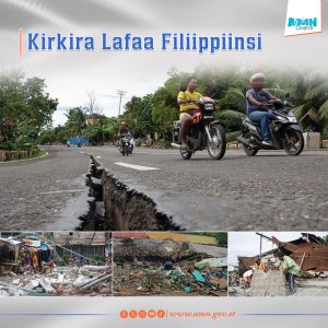 Read more about the article Kirkira lafaa Filiippiinsitti mudateen Lubbuun namoota 69 ol darbe