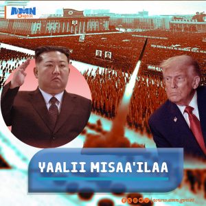 Read more about the article Kooriyaan Kaabaa, daawwannaa Tiraamp dursuun yaalii misaa’ilaa taasiste