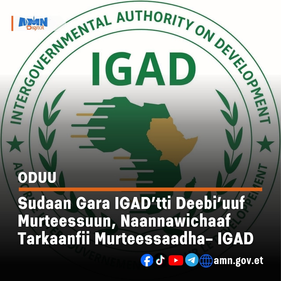 You are currently viewing Sudaan hirmaannaa guutuu IGAD keessatti taasisuuf murtoon taasiste nageenya qaxanaa mirkaneessuuf murteessaa ta’uu himame