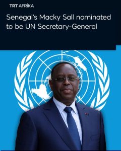 Read more about the article ‎Pirezidaantiin duraanii Senegaal Maakii Saal Barreessaa Olaanaa Dhaabbata Mootummaa Gamtoomanii ta’uuf kaadhimaman.