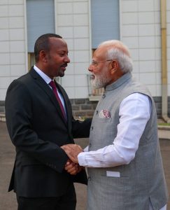 Read more about the article Xiriirka taariikhiga ah ee Hindiya iyo Itoobiya wuxuu u gudbay heer iskaashi istiraatiiji ah—Ra’iisul Wasaaraha Hindiya Narendra Modi: