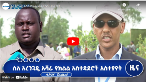 Read more about the article ስለ አረንጓዴ አሻራ የክልል አስተዳደሮች አስተያየት