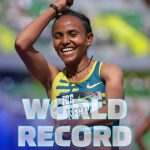 Read more about the article አትሌት ጉዳፍ ፀጋይ በ5 ሺህ ሜትር ሩጫ ክብረ ወሰን በመስበር አሸነፈች