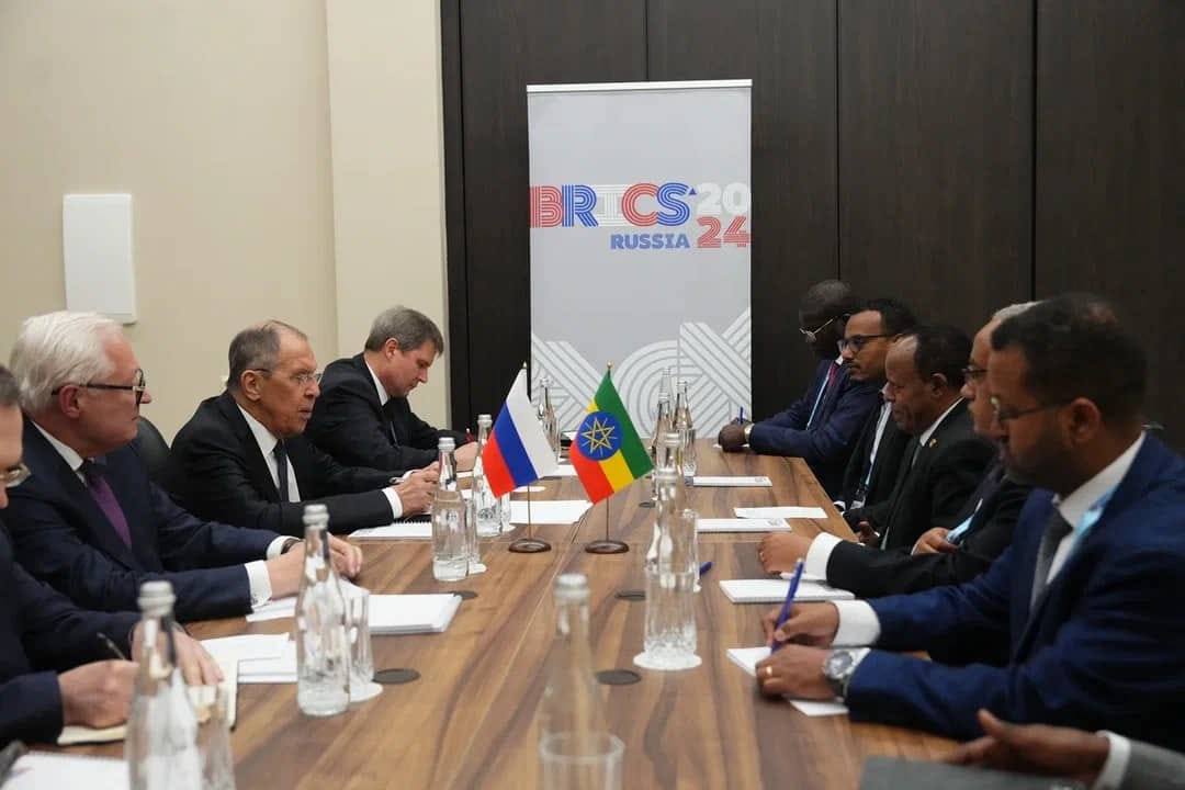 Read more about the article አምባሳደር ታዬ አጽቀሥላሴ ከሩሲያ አቻቸው ሰርጌይ ላቭሮቭ ጋር ተወያዩ