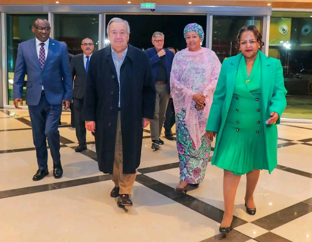 Read more about the article የተመድ ዋና ጸሃፊ አንቶኒዮ ጉተሬዝ አዲስ አበባ ገቡ