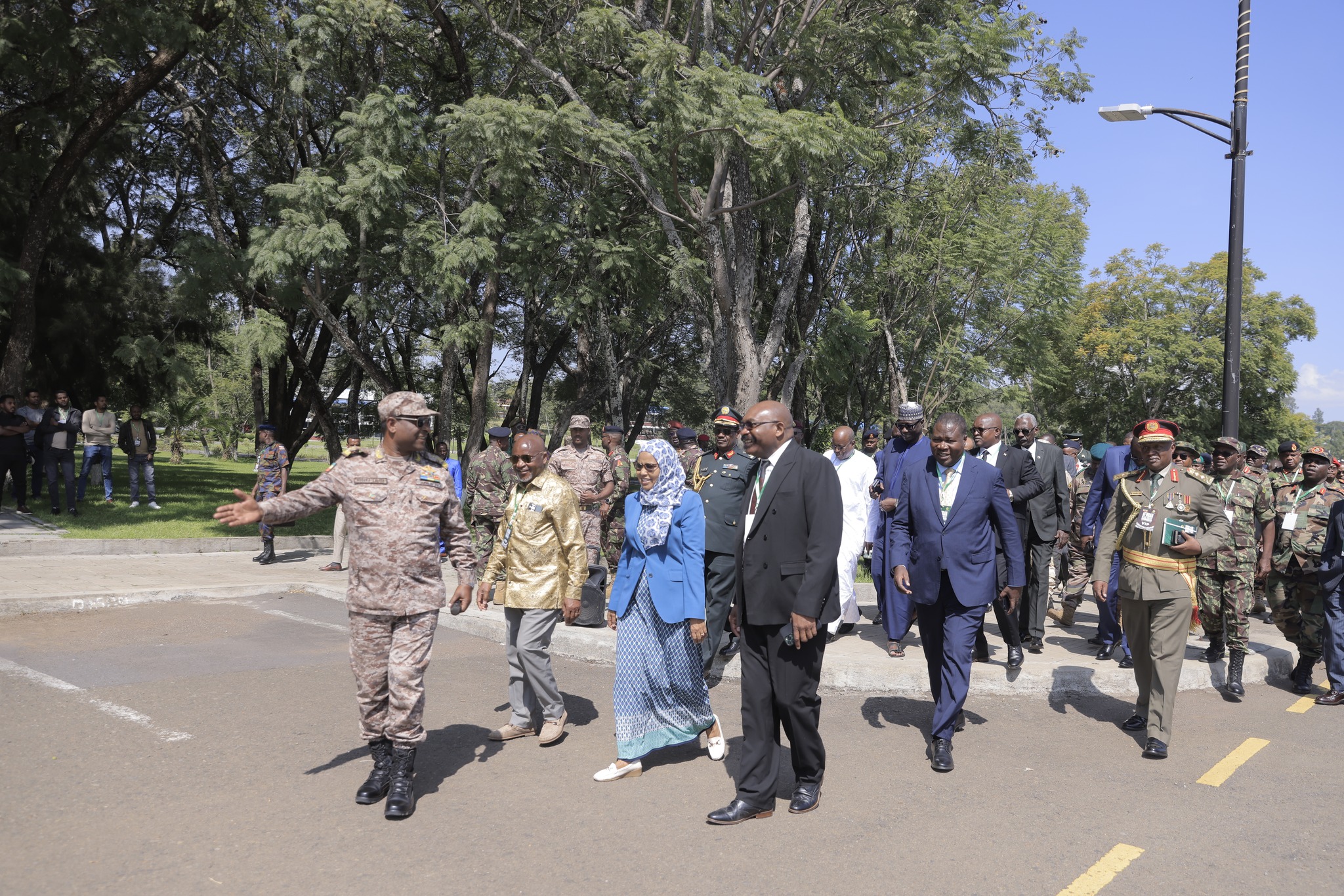 Read more about the article የአፍሪካ ሀገራት የመከላከያ ሚኒስትሮች የኢትዮጵያ አየር ሀይልን ጎበኙ