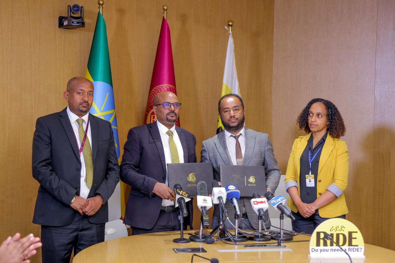 Read more about the article የኢትዮጵያ ንግድ ባንክ እና ራይድ ትራንስፖርት ያላቸውን አጋርነት የበለጠ ለማጠናከር የሚያስችል ስምምነት ተፈራረሙ