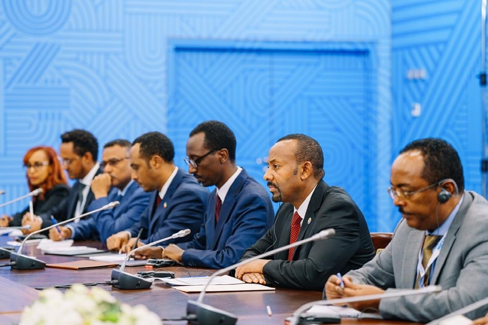 Read more about the article ብሪክስ ፍትኃዊና ወካይ የዓለም ሥርዓት ለመፍጠር ከፍተኛ ሚና እንደሚያበረክት ጠቅላይ ሚኒስትር ዐቢይ አሕመድ (ዶ/ር) ተናገሩ