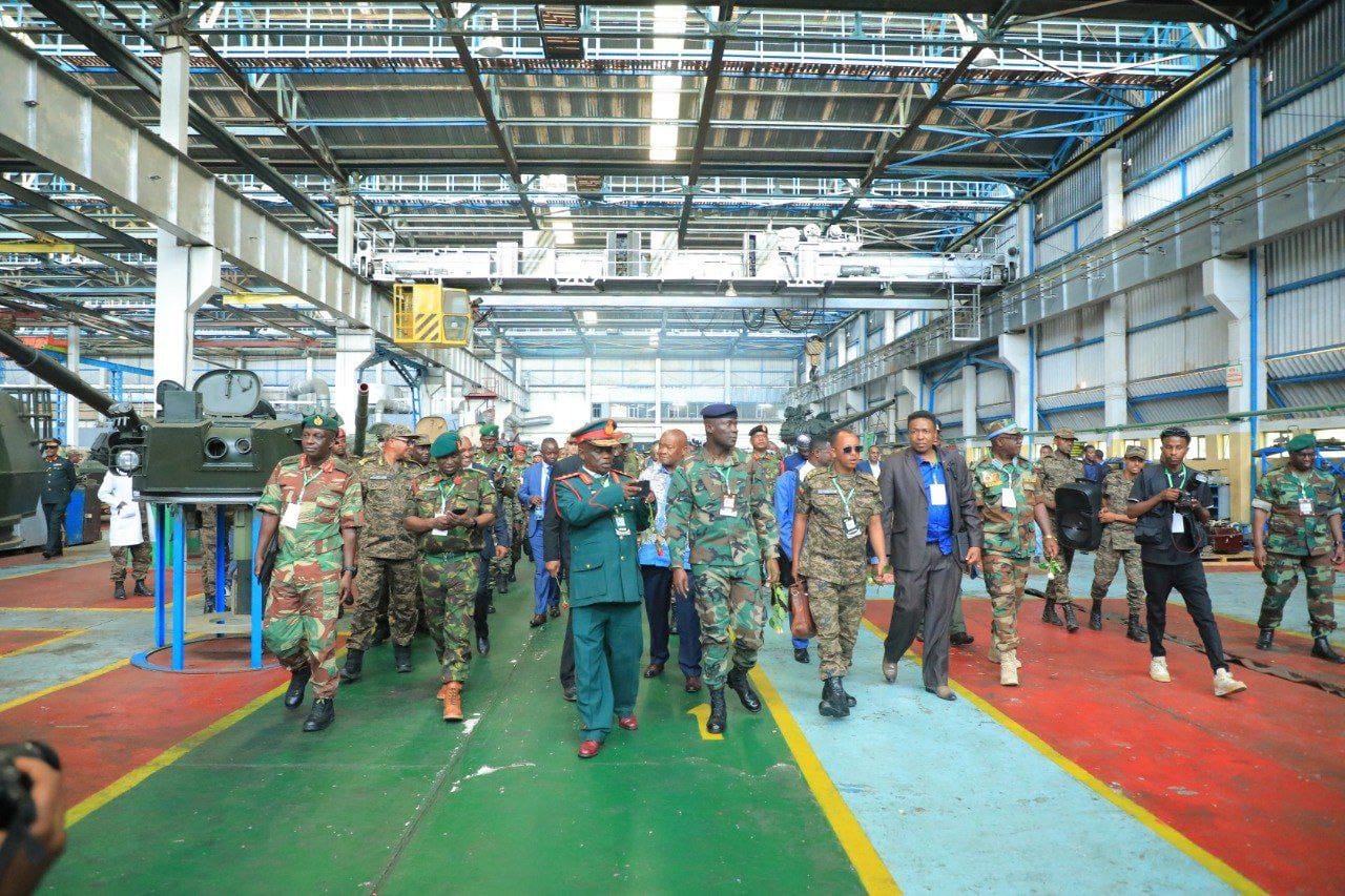 Read more about the article የአፍሪካ ሀገራት መከላከያ ሚኒስትሮች እና ወታደራዊ አታሼዎች በመከላከያ ኢንጅነሪንግ የኢንዱስትሪ ኮርፖሬሽንን ጎበኙ