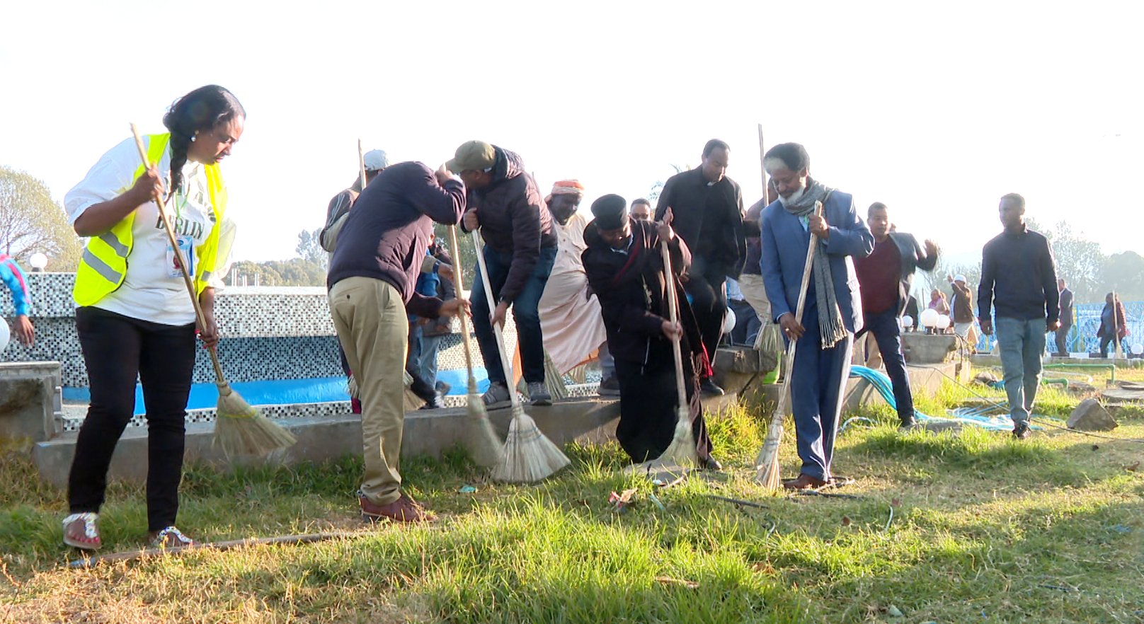 Read more about the article የጥምቀት በዓልን ምክንያት በማድረግ በጃን ሜዳ የታቦታት ማደሪያ የጽዳት መርሐግብር ተካሄደ