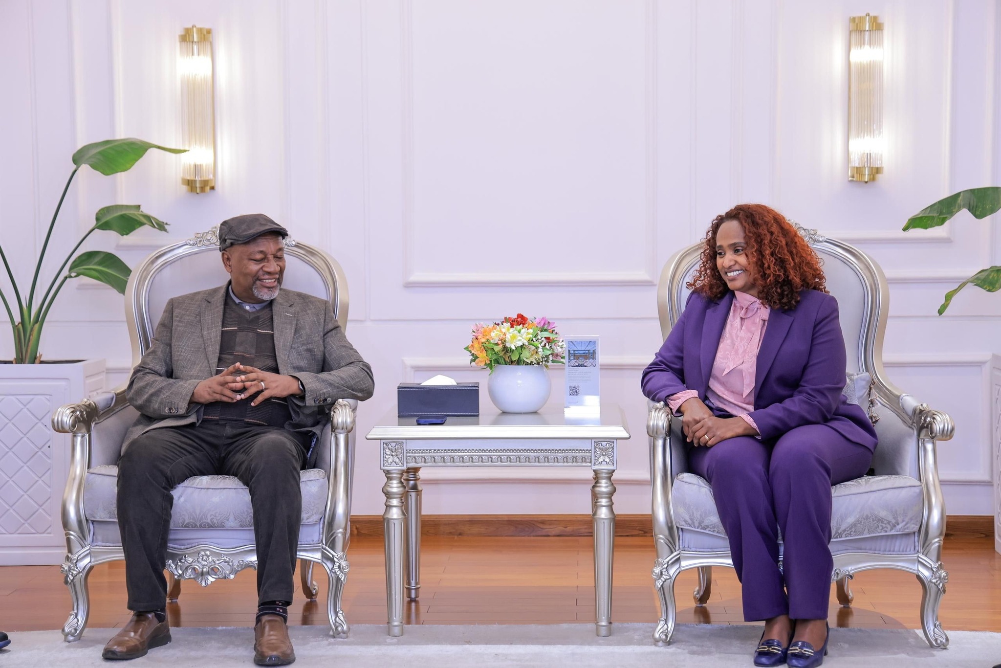 Read more about the article የሩዋንዳ አርበኞች ግንባር ፓርቲ ዋና ጸሃፊ ዌላርስ ጋሳማጌራ አዲስ አበባ ገቡ