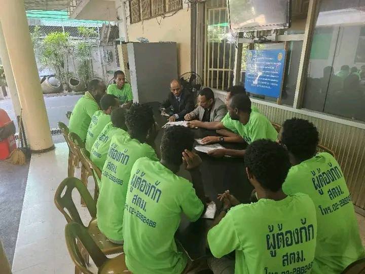 Read more about the article በታይላንድ ታስረው የነበሩ 38 ኢትዮጵያዊያን ወደ ሀገራቸው ተመለሱ