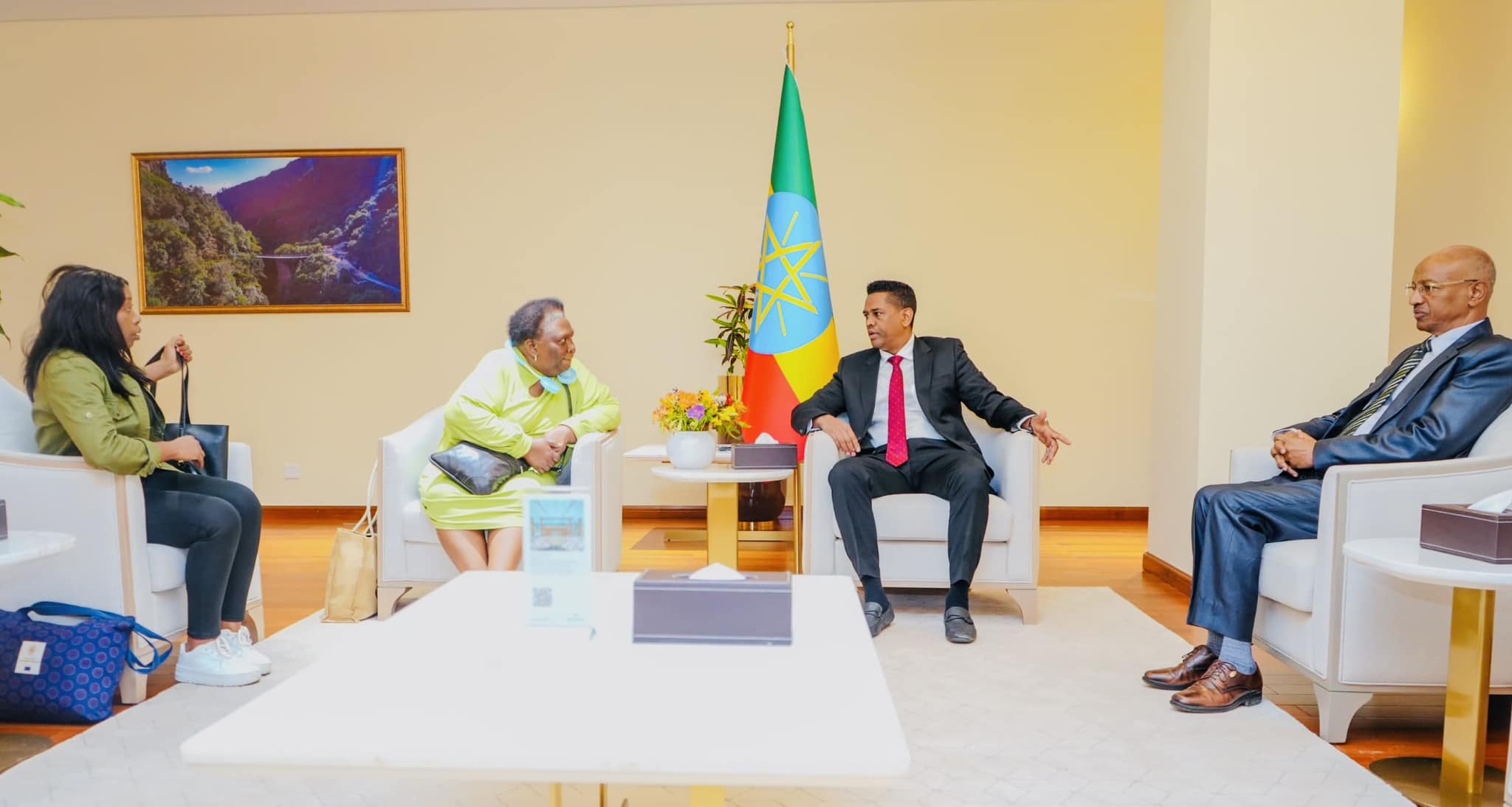 Read more about the article የደቡብ አፍሪካው ኤ ኤን ሲ ፓርቲ የብሔራዊ ስራ አስፈፃሚ ኮሚቴ አባል አዲስ አበባ ገቡ