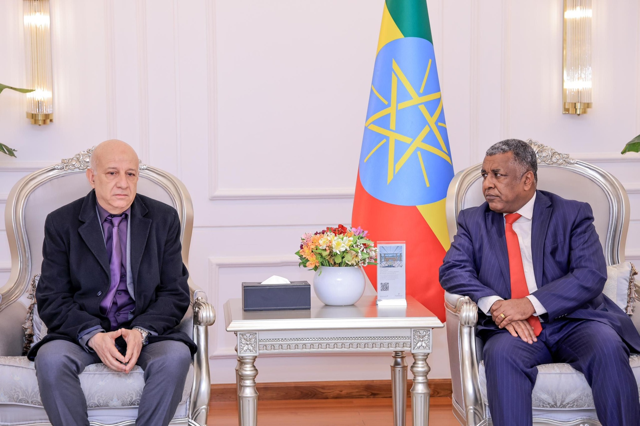 Read more about the article የአልጄሪያ ብሔራዊ ነፃነት ፓርቲ ዋና ፀሐፊ አዲስ አበባ ገቡ