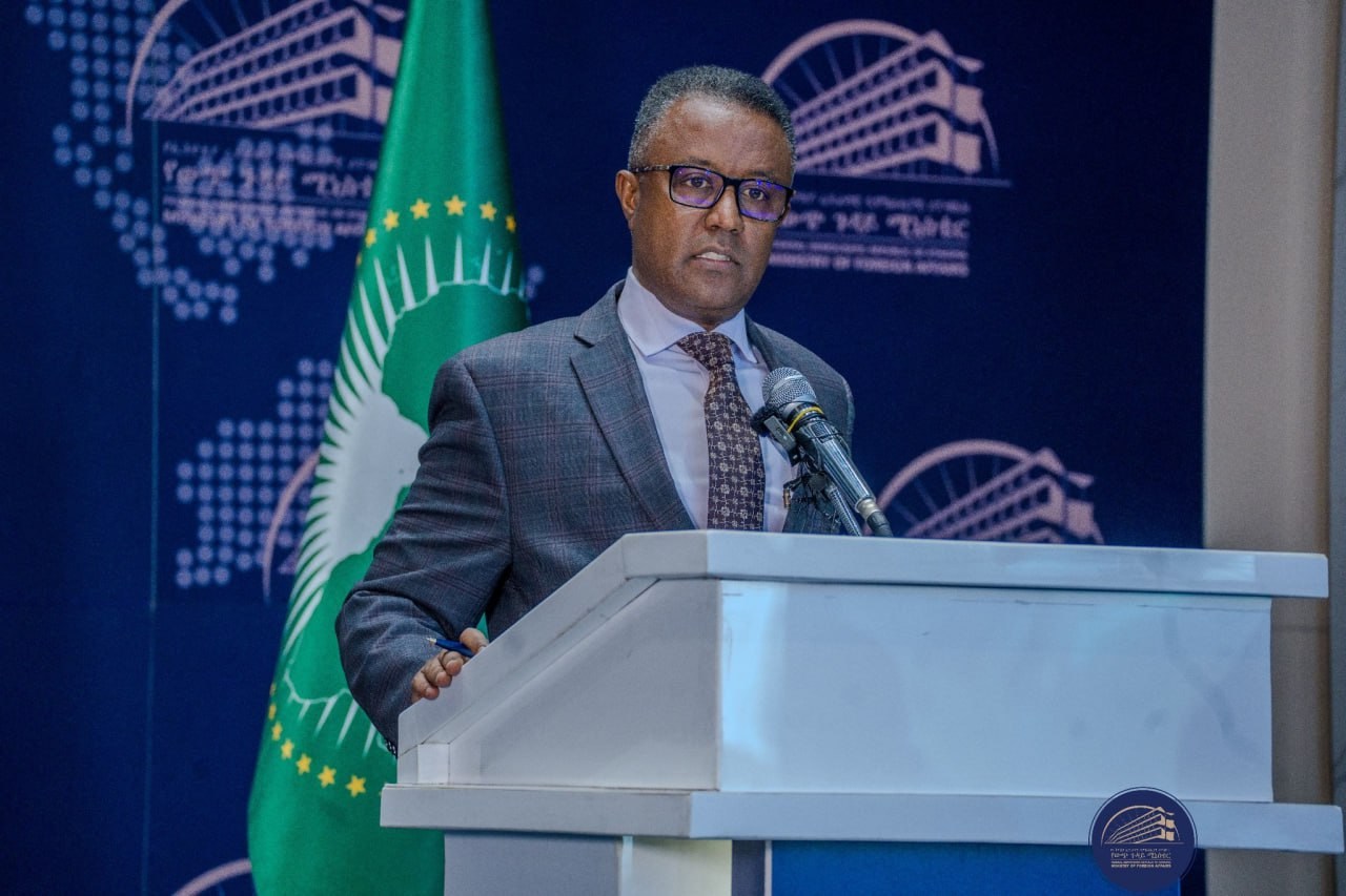 Read more about the article ኢትዮጵያና ሶማሊያ በሶማሊያ የአፍሪካ ህብረት የድጋፍ ተልዕኮን (AUSSOM) ለማሳካት በጋራ ለመስራት ስምምነት ላይ ደርሰዋል:- የውጭ ጉዳይ ሚኒስቴር