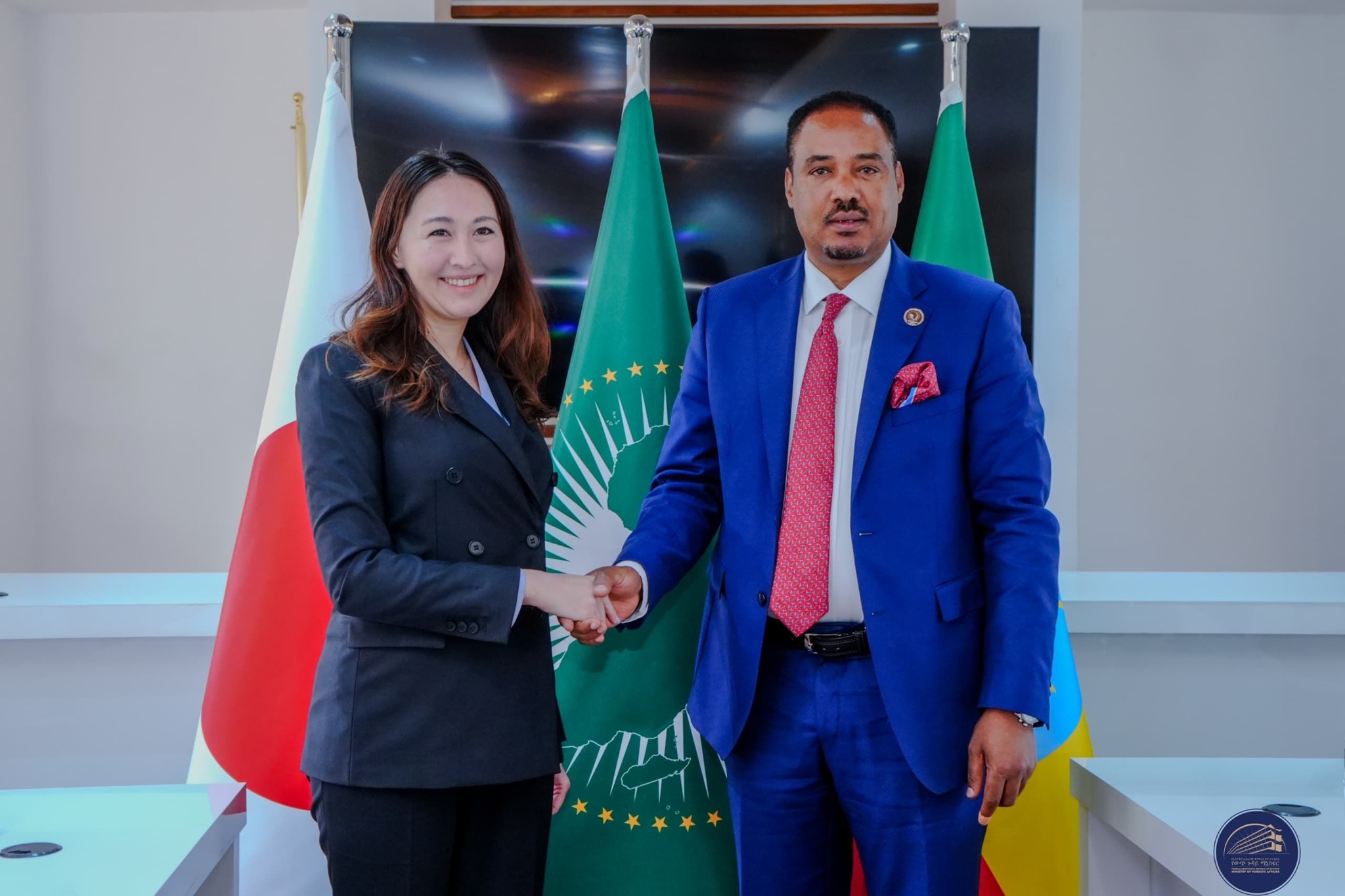 Read more about the article የውጭ ጉዳይ ሚኒስትር ዴኤታ አምባሳደር ምስጋኑ አርጋ ከጃፓን የውጭ ጉዳይ ምክትል ሚኒስትር ጋር ተወያዩ