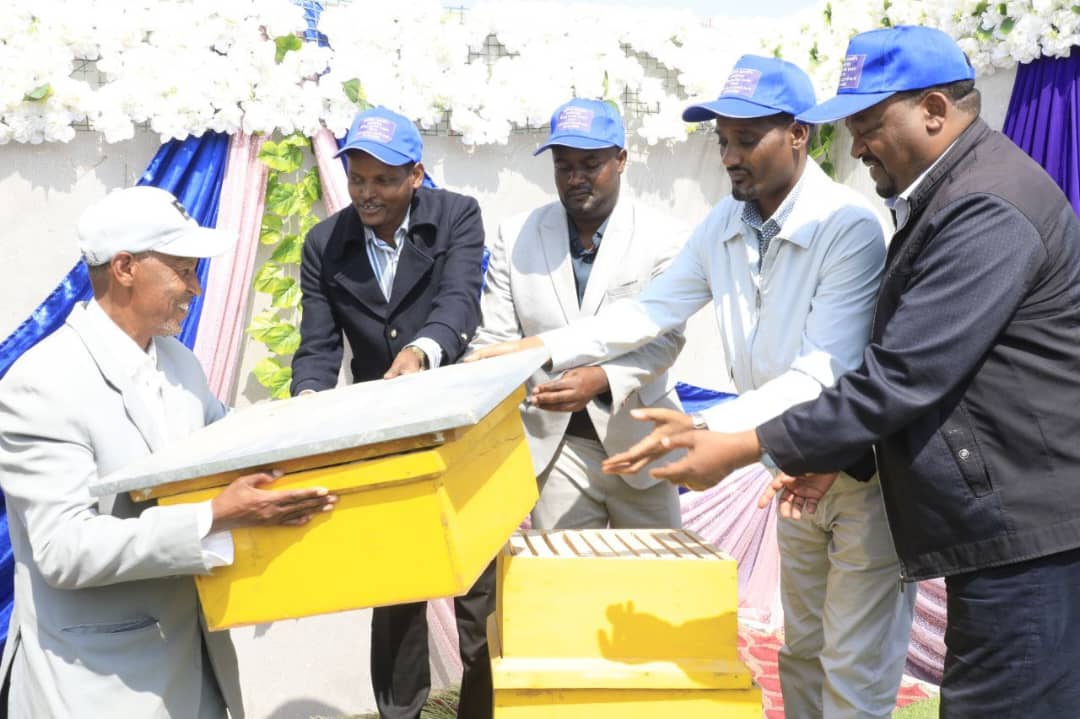 Read more about the article የአቃቂ ቃሊቲ ክፍለ ከተማ አስተዳደር ከ2 ሺህ 500 በላይ ለሚሆኑ ነዋሪዎች የቄብ ዶሮ የንብ መንጋና ቀፎ ድጋፍ አደረገ