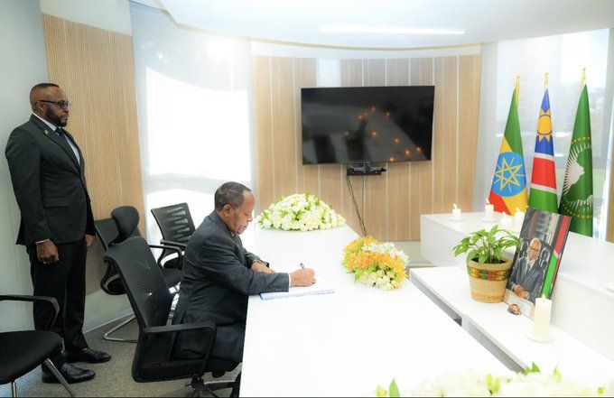Read more about the article ፕሬዚዳንት ታየ አጽቀ ሥላሴ በናሚቢያ የቀድሞ ፕሬዚዳንት ሳም ኑጆማ ሕልፈት የተሰማቸውን ሃዘን ገለጹ