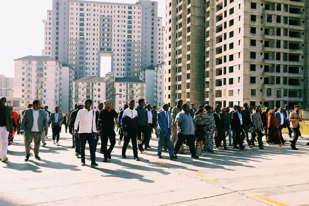 Read more about the article የአዲስ አበባ የንግድ እና ዘርፍ ማህበራት ምክር ቤት አመራሮች እና አባላት የአዲስ ኢንተርናሽናል ኮንቬንሽን ማዕከልን ጎበኙ