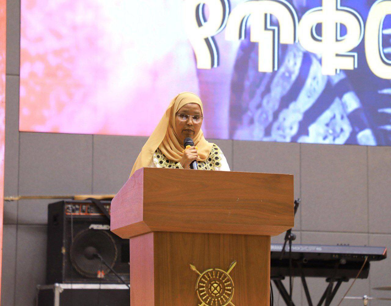 Read more about the article ጀግኖች አባቶች በመስዋዕትነት ያስረከቡንን አደራ በአድዋ መንፈስ መድገም ይገባል – ኢንጅነር አይሻ መሀመድ