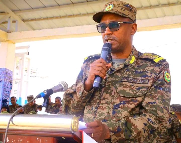 Read more about the article ህዝባዊነታችንን በተግባር በማሳየት አለም አቀፍ ተመራጭ የሰላም ኃይል ሆነን እንቀጥላለን – ሌተናል ጄኔራል ደስታ አብቼ
