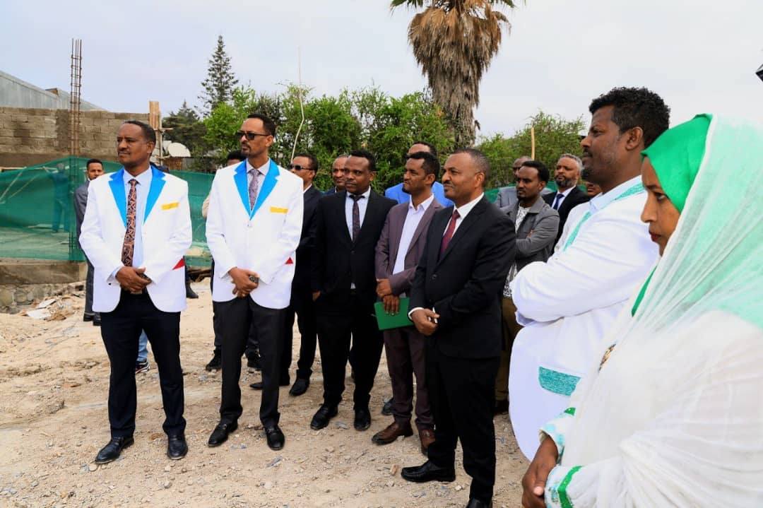 Read more about the article አቶ ሞገስ ባልቻ እና ሌሎች አመራሮች የአቃቂ ቃሊቲ ክፍለ ከተማ ብልጽግና ፓርቲ ቅርንጫፍ ጽ/ቤት እያስገነባው የሚገኘውን ህንፃ ጎብኙ