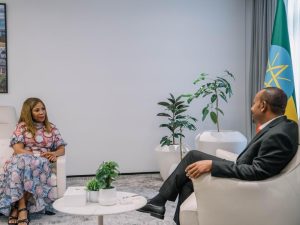 Read more about the article ጠቅላይ ሚኒስትር ዐቢይ አሕመድ የተባበሩት መንግሥታት ረዳት ዋና ፀሐፊ እና የዩኤንዲፒ የአፍሪካ ቀጠና ዳይሬክተር አሁና ኢዚያኮንዋንን ተቀበሉ