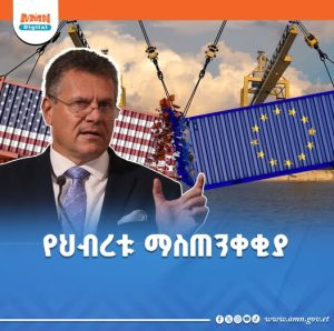 Read more about the article የአውሮፓ ህብረት 72 ቢሊየን ዩሮ ዋጋ ባላቸው የአሜሪካ ሸቀጦች ላይ ቀረጥ ሊጥል እንደሚችል አስታወቀ