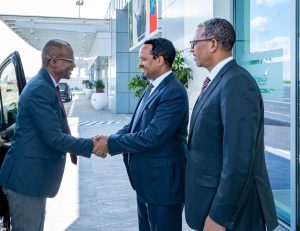 Read more about the article የቦትስዋና ምክትል ፕሬዝዳንት አዲስ አበባ ገቡ
