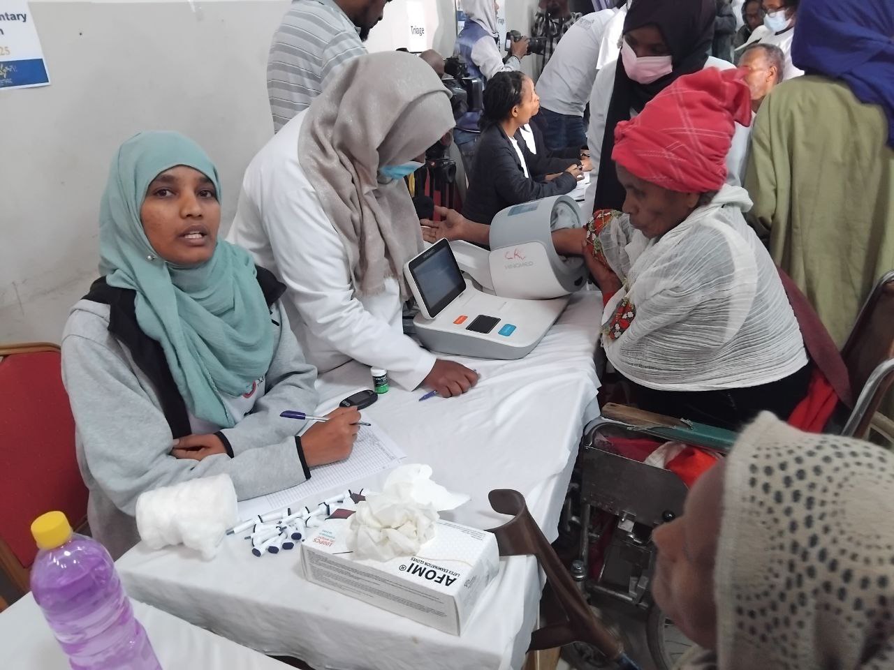 You are currently viewing የቦሌ ክፍለ ከተማ አስተዳደር ከጥቁር አንበሳ ስፔሻላይዝድ ሆስፒታል ጋር በመተባበር ነፃ የበጎ ፍቃድ የጤና ምርመራ አገልግሎት መስጠት መጀመሩን አስታወቀ