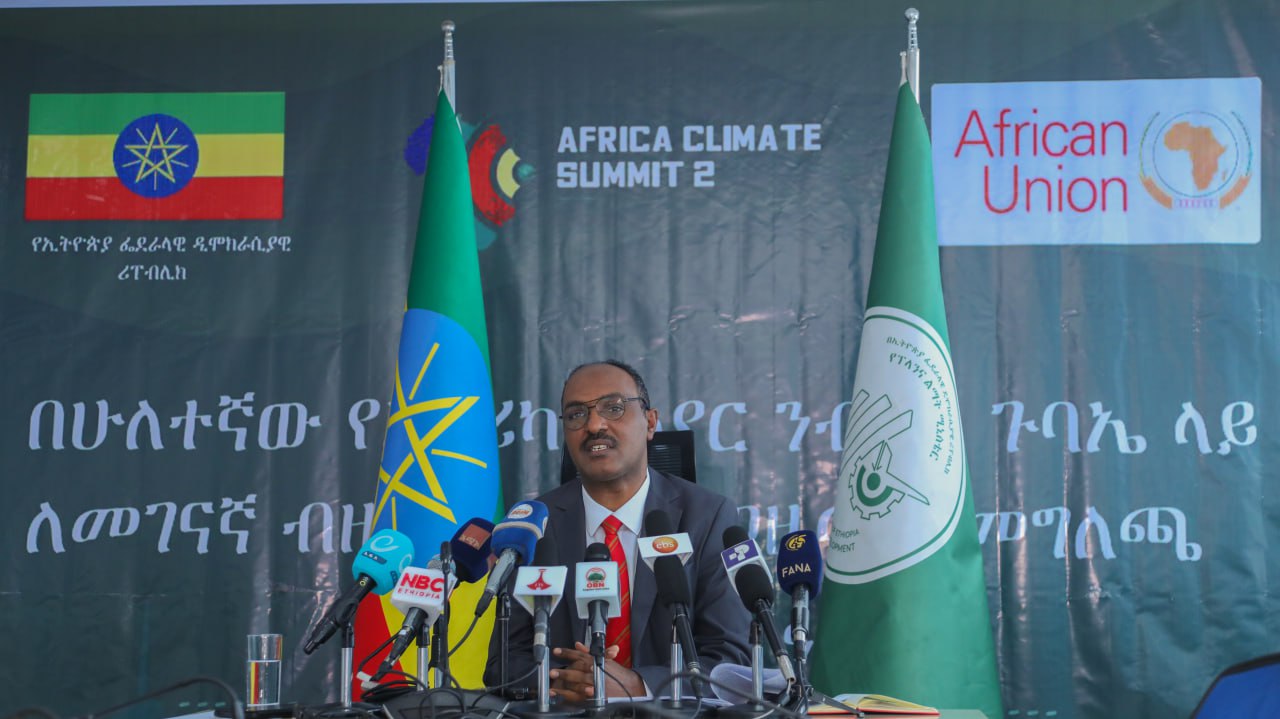You are currently viewing ኢትዮጵያ ሁለተኛውን የአፍሪካ የአየር ንብረት ጉባኤ በብቃት ለማስተናገድ ዝግጅት ማድረጓን የፕላንና ልማት ሚኒስቴር አስታወቀ