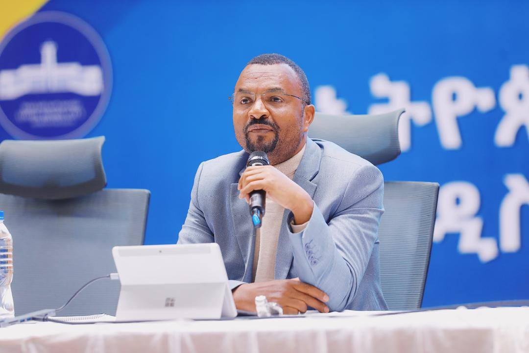 You are currently viewing የአዲስ አበባን ተምሳሌትነት እና የኢትዮጵያን የከፍታ ጉዞ ይበልጥ አጠናክሮ ለማስቀጠል ተግባቦት መፈጠሩን በብልፅግና ፓርቲ የአዲስ አበባ ቅርንጫፍ ጽ/ቤት አስታወቀ