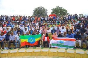 Read more about the article ታላቁ የኢትዮጵያ ሕዳሴ ግድብ በአብሮነት እና በአንድነት ማሸነፍ እንደሚቻል በተግባር የታየበት ነው