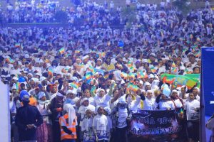 Read more about the article ታላቁ የኢትዮጵያ የህዳሴ ግድብ የኢትዮጵያውያን የላብ እና የደም መስዋዕትነት ነው ሲሉ የአዲስ አበባ ከተማ ነዋሪዎች ገለፁ