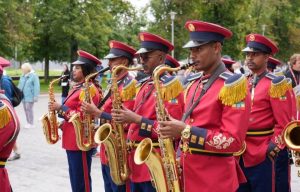 Read more about the article በሩሲያ ሞስኮ በተዘጋጀው የማርችንግ ባንድ ፌስቲቫል ላይ ለተሳተፈው የኢትዮጵያ መከላከያ ማርችንግ ባንድ ቡድን አቀባበል ተደረገ