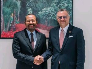 Read more about the article ጠቅላይ ሚኒስትር ዐቢይ አሕመድ ከአሜሪካ የስቴት ዲፓርትመንት መሥሪያ ቤት ከፍተኛ አማካሪ ማሳድ ቡሎስን ጋር መወያየታቸዉን ገለጹ