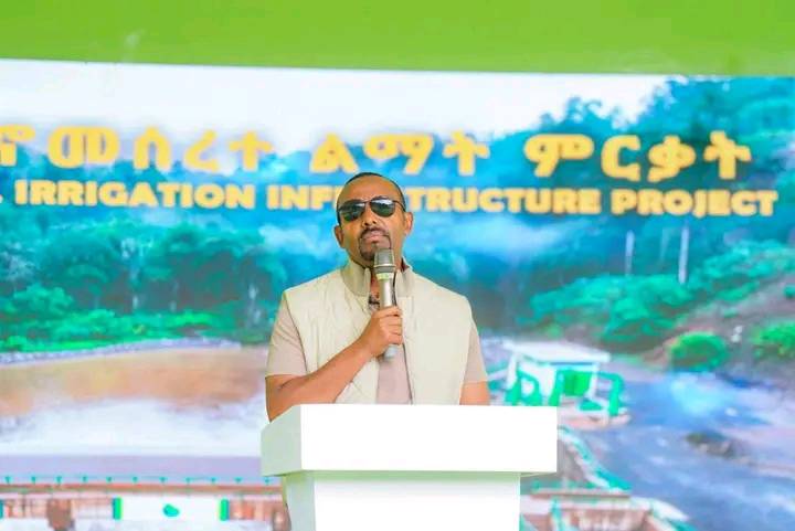 You are currently viewing ጠቅላይ ሚኒስትር ዐቢይ አሕመድ (ዶ/ር) በባሌ ዞን፣ ደሎ መና ወረዳ በመስኖ እና ቆላማ አካባቢ ሚኒስቴር አማካኝነት የተጀመረውን የወልመል ወንዝ መስኖ ልማት ፕሮጀክትን መርቀዋል