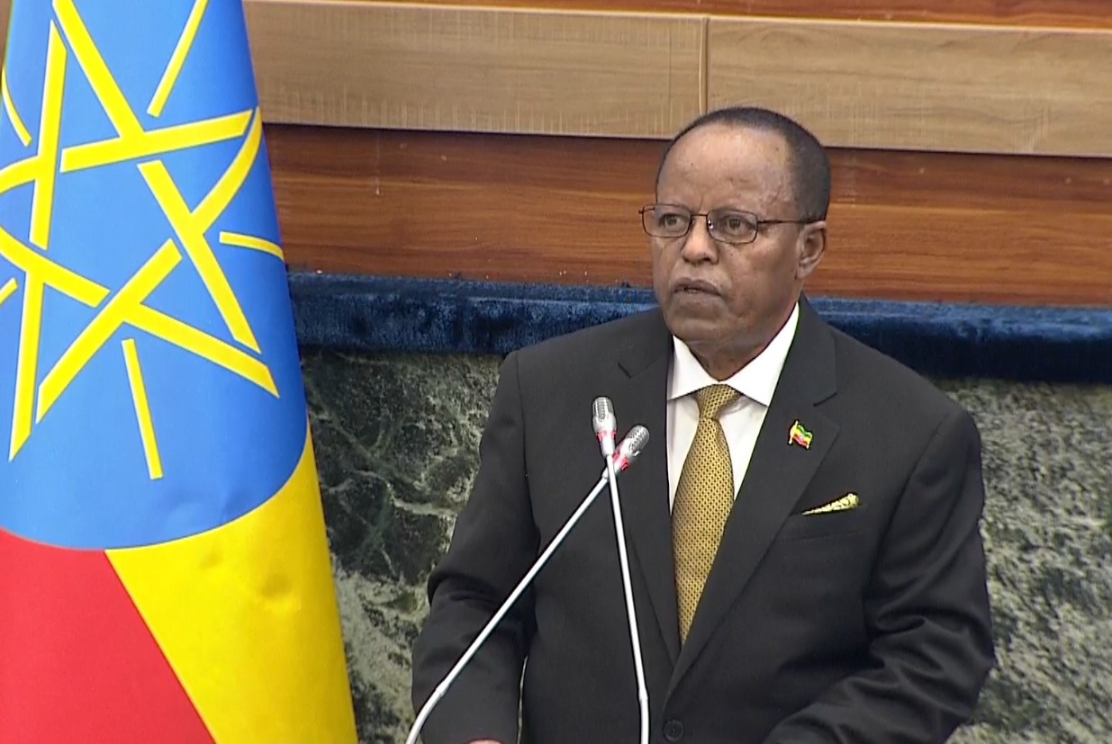You are currently viewing የኢትዮጵያ የውጭ ግንኙነት አካሄድ ከታዛቢነት ወደ አጀንዳ ተላሚነት መሸጋገሩን የኢፌድሪ ፕሬዚዳንት ታዬ አጽቀ ሥላሴ ተናገሩ
