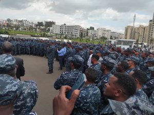 Read more about the article የፌዴራል ፖሊስ አባላት እና አመራሮች በአዲስ አበባ ከተማ የተከናወኑ የልማት ስራዎችን እየጎበኙ ነው