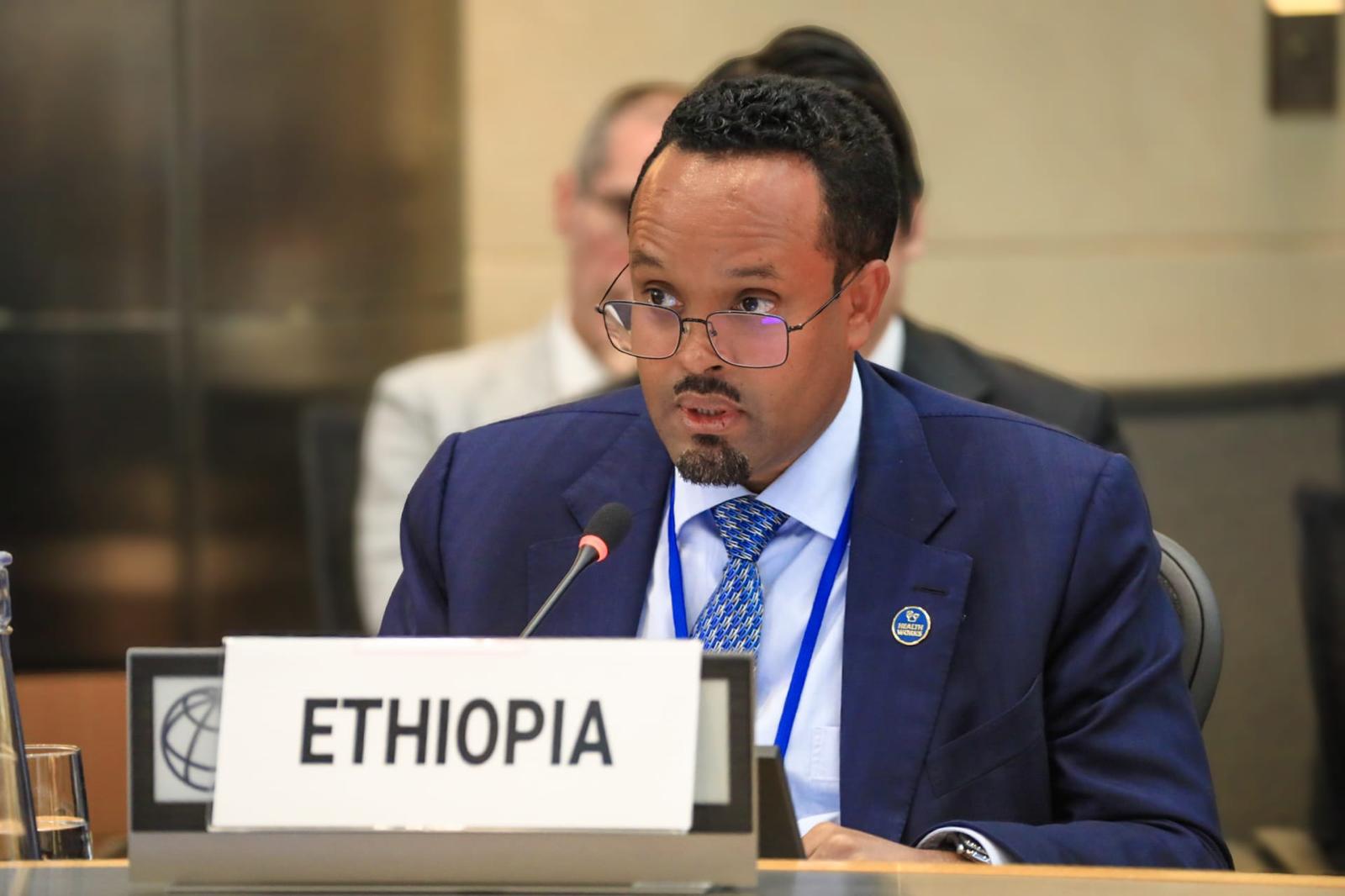 You are currently viewing የገንዘብ ሚኒስትሩ አቶ አህመድ ሽዴ ኢትዮጵያ የማህበረሰብ አቀፍ የጤና መድህን ሽፋንን ከማስፋፋት ባሻገር በጤና አገልግሎት አሰጣጥ ላይ የግሉን ዘርፍ ተሳትፎ ለማጠናከር አቅዳ እየሰራች መሆኑን ገለጹ