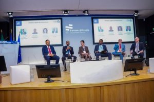 Read more about the article መንግስት በኢትዮጵያ ልዩ የኢኮኖሚ ዞኖች መሰማራት ለሚፈልጉ የአውሮፓ ባለሀብቶች አስፈላጊውን ድጋፍ እንደሚያደርግ ተገለጸ