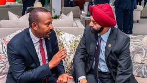 Read more about the article ጠቅላይ ሚኒስትር ዐቢይ አሕመድ (ዶ/ር) ከአለም ባንክ ፕሬዝደንት አጄይ ባንጋ ጋር ተወያዩ