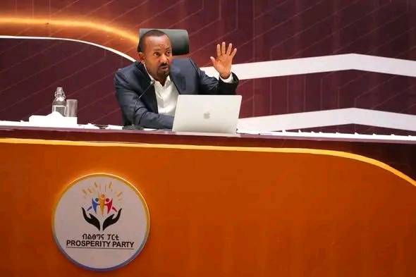 You are currently viewing ለብልጽግና ፓርቲ አመራሮች ሲሰጥ የቆየው ስልጠና የፓርቲው ፕሬዚዳንት እና የኢፌዴሪ ጠቅላይ ሚኒስትር ዐቢይ አሕመድ(ዶ/ር) በሰጡት የስራ መመሪያ ተጠናቀቀ