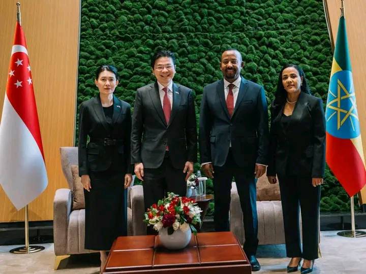 You are currently viewing ጠቅላይ ሚኒስትር ዐቢይ አሕመድ ከሲንጋፖሩ አቻቸዉ ጋር በሃገሪቱ ስኬት እና ትምህርት በሚሰጡ የልማት ጉዞ ልምዶች ዙሪያ ሃሳብ መካፈላቸዉን ገለጹ